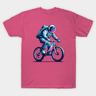 Astronaut riding a bike T-Shirt